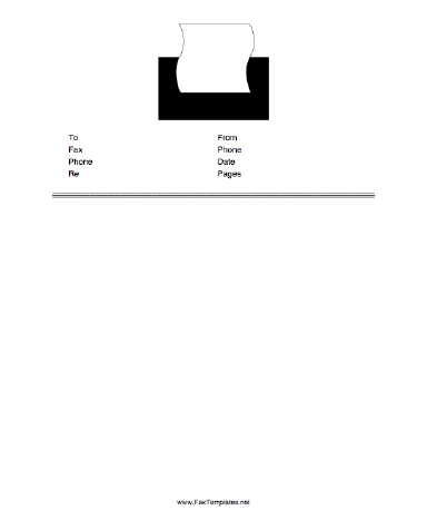 Abstract Fax Template