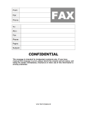 Confidential Fax Template