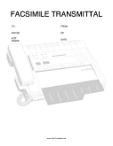 Transmittal Fax Template