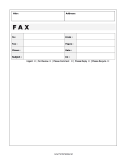 Attention Fax Template